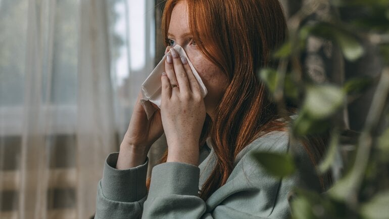 Histaminunverträglichkeit: Laufende oder verstopfte Nase als Symptom
