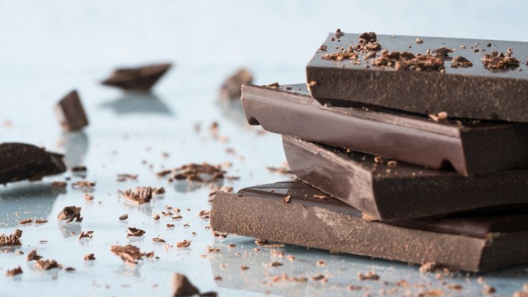 Zartbitterschokolade enthält Kalium