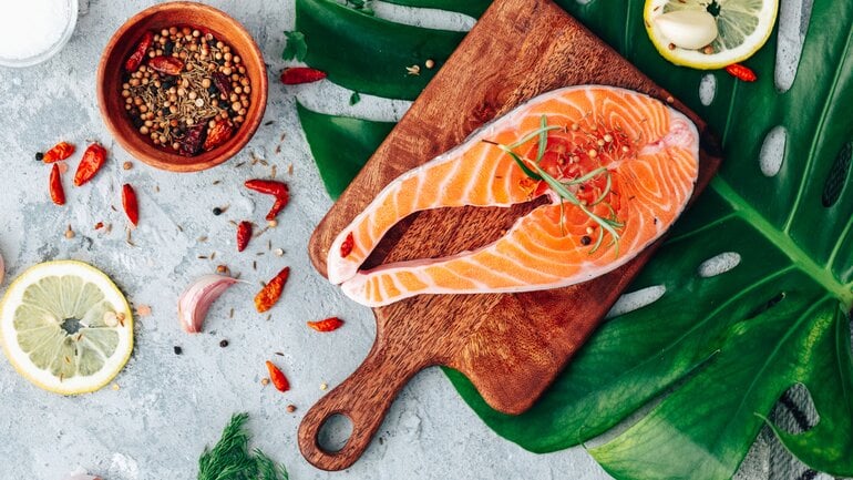 Lachs: Lebensmittel mit Kreatin