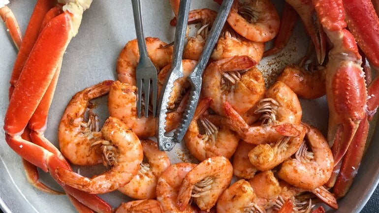 Garnelen und Krabben: Gute Kreatinquellen