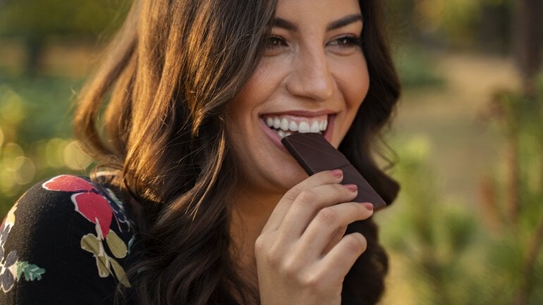 Dunkle Schokolade: In Maßen gut fürs Herz