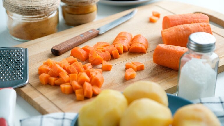 Leicht verdauliche Lebensmittel sind gut geeignet