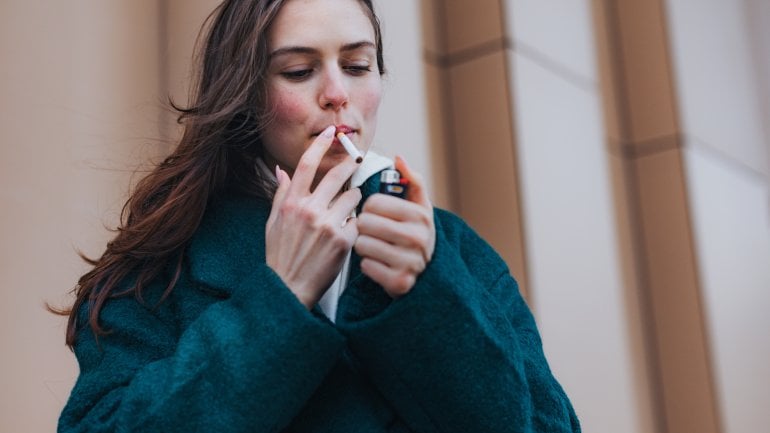 Rauchen: Nikotin lässt uns altern