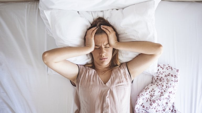 Schlafstörungen können Östrogenmangel-Symptom sein
