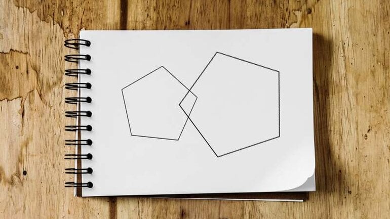 Mini-Mental-Status-Test: Fünfecke nachzeichnen