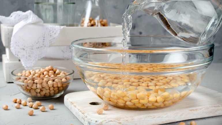 Kichererbsen sind purinhaltige Lebensmittel