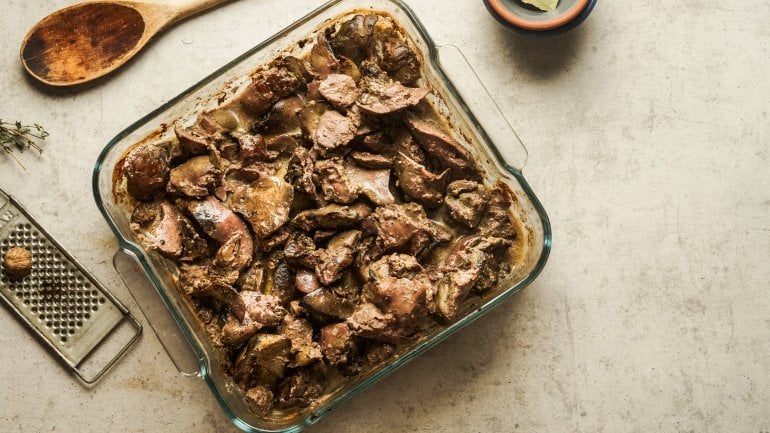 Innereien: Stark purinhaltige Lebensmittel