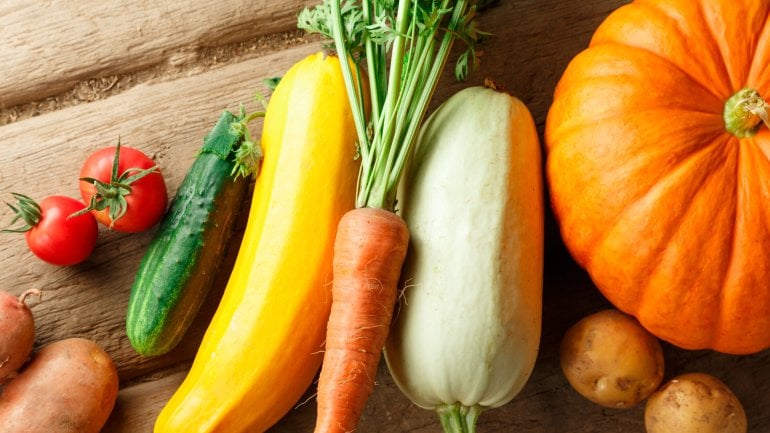 Obst und Gemüse: Schonkost für Magen und Darm