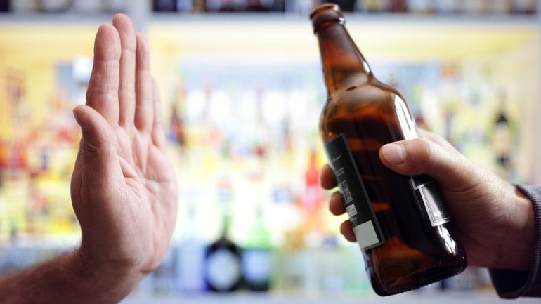 Auf Alkohol verzichten, um Triglyceride zu senken