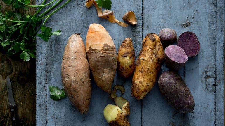 Kartoffeln sind Lebensmittel mit Vitamin B3