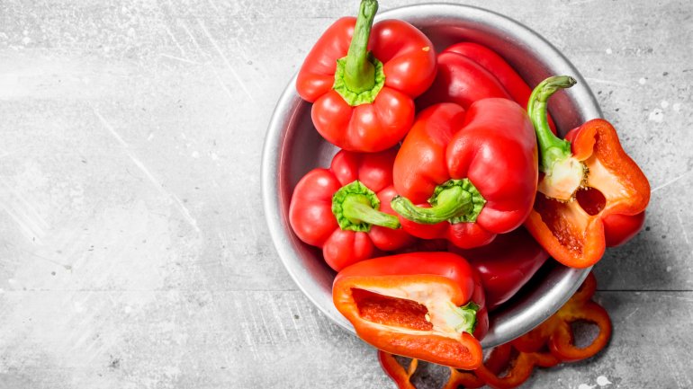 Paprika: Lebensmittel mit viel Vitamin C